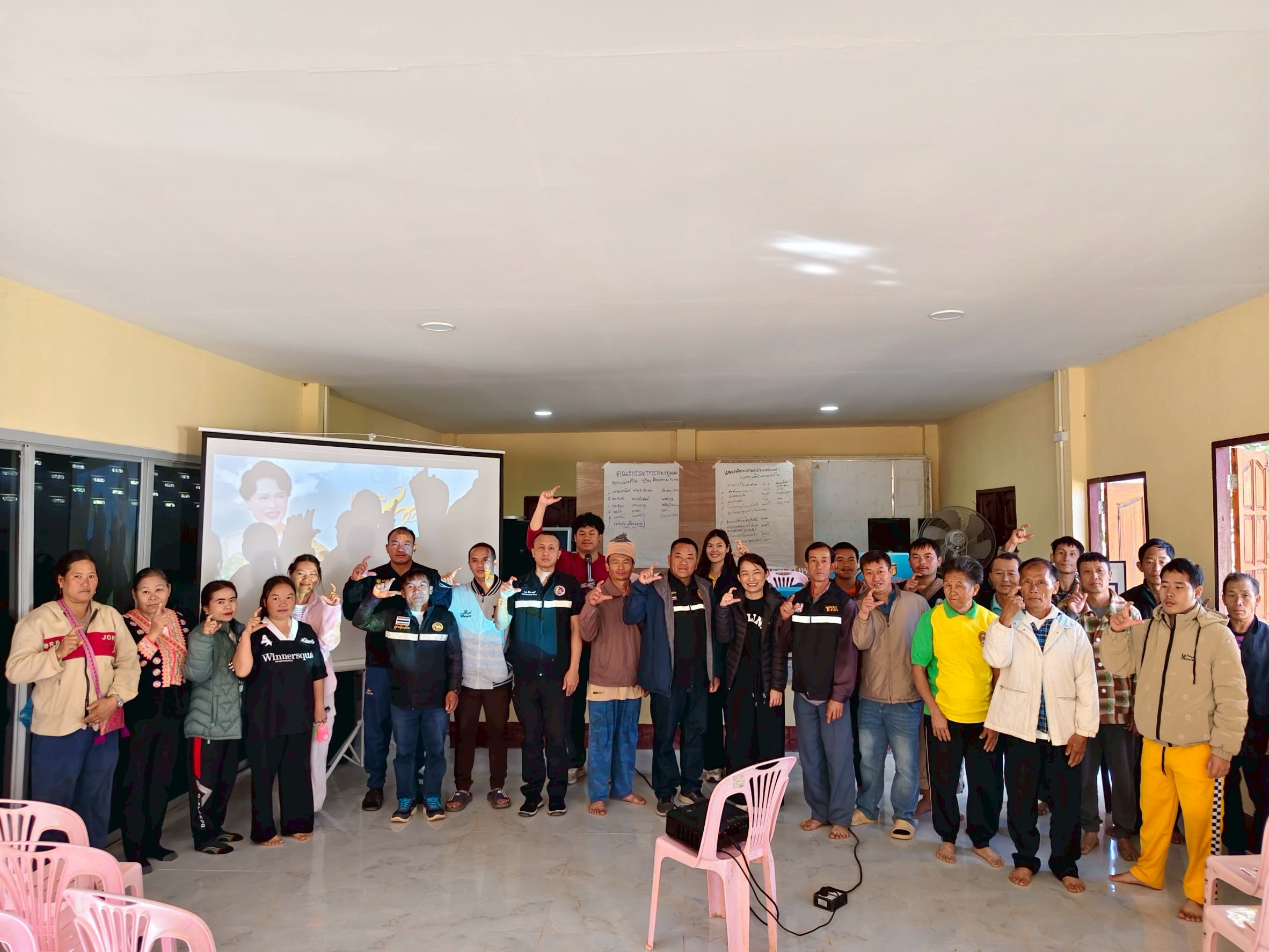 🏡 พช.เวียงแก่น ดำเนินโครงการพัฒนาศักยภาพคณะกรรมการหมู่บ้านต้นกล้ากองทุนแม่ของแผ่นดิน