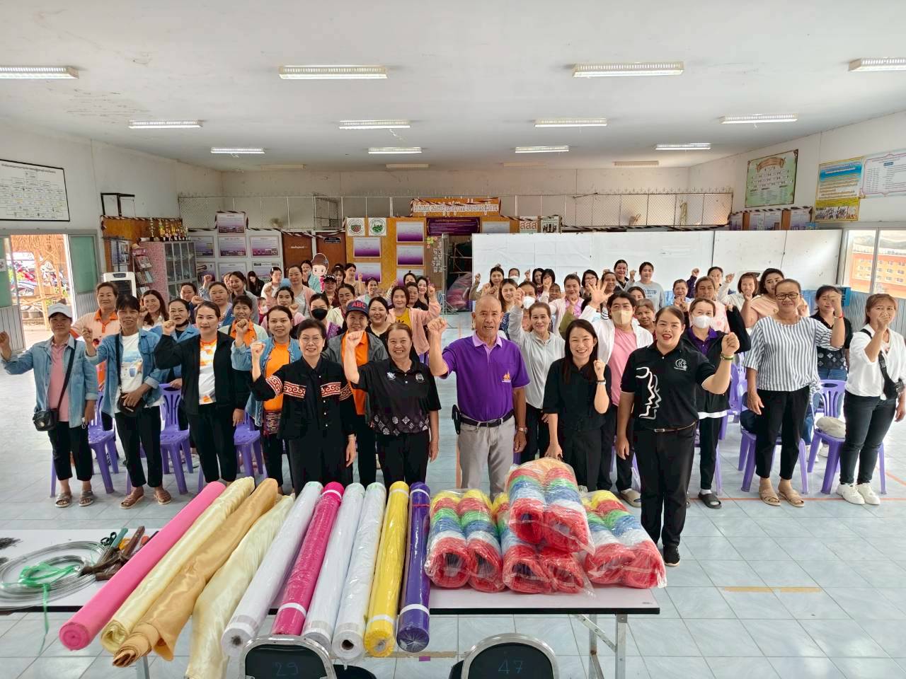 🏡 พช.เวียงแก่น เข้าร่วมโครงการอบรมส่งเสริมพัฒนาอาชีพสตรีการผูกผ้าริ้วในงานพิธีต่าง ๆ ประจำปีงบประมาณ 2569