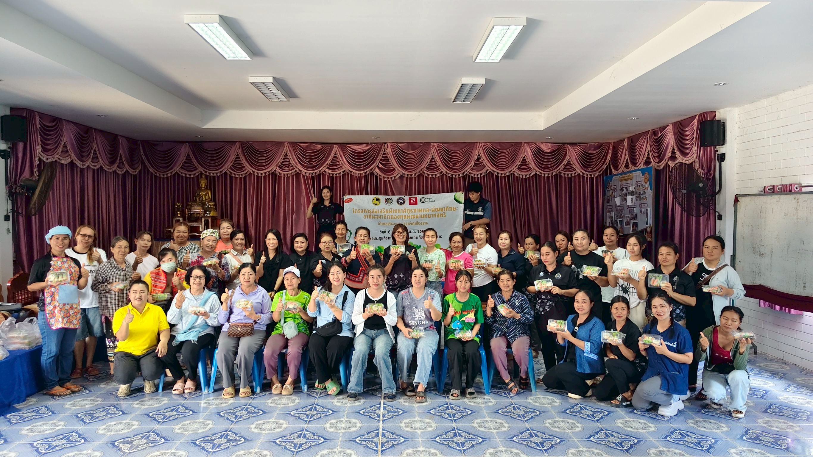 🏡 พช.เวียงแก่น ร่วมกับคณะกรรมการพัฒนาสตรีอำเภอเวียงแก่น ดำเนินโครงการส่งเสริมพัฒนาศักยภาพและพัฒนาทักษะอาชีพสมาชิกกองทุนพัฒนาบทบาทสตรีอำเภอเวียงแก่น จังหวัดเชียงราย