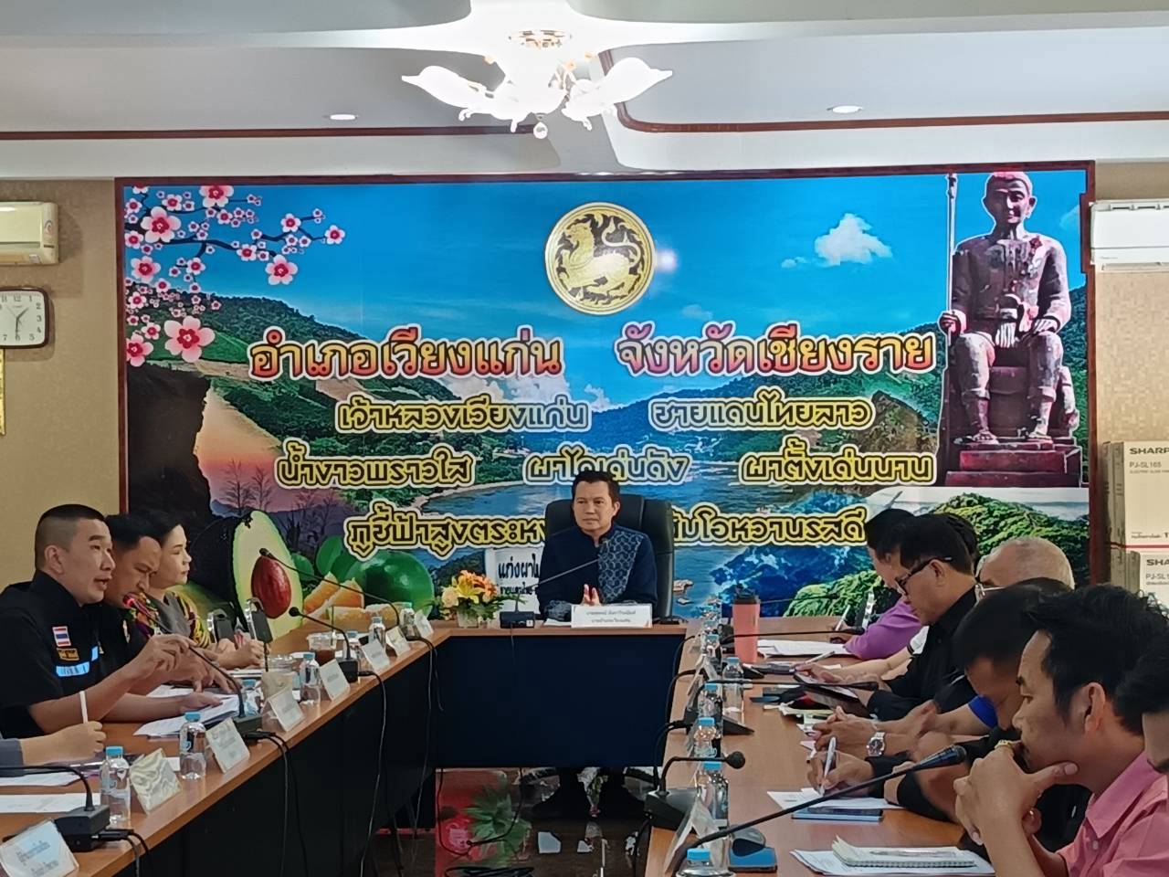 🏡 พช.เวียงแก่น เข้าร่วมประชุมหัวหน้าส่วนราชการประจำอำเภอ และ คณะกรรมการบริหารอำเภอแบบบูรณาการ (ก.บ.อ.เวียงแก่น) ประจำเดือน ตุลาคม 2569