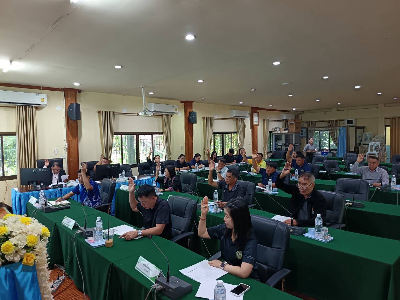 🏡 พช.เวียงแก่น เข้าร่วมประชุมคณะกรรมการพัฒนาองค์การบริหารส่วนตำบลปอ ครั้งที่ 2/2569