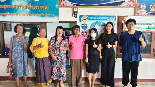 🏡 พช.เวียงแก่น ลงพื้นที่ติดตามกลุ่มออมทรัพย์เพื่อการผลิตบ้านม่วง